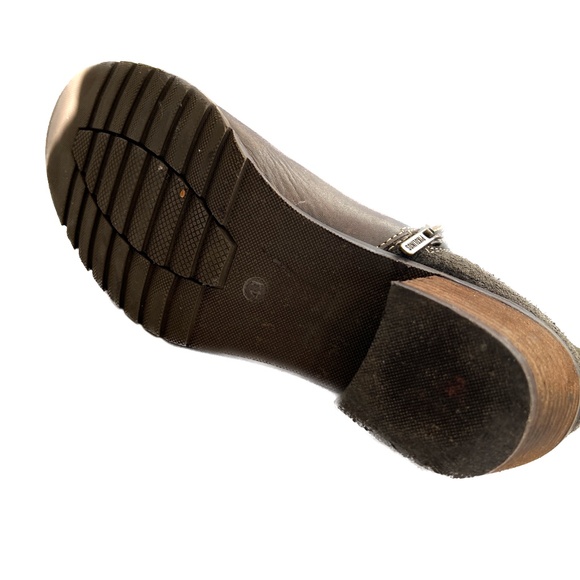 Pikolinos Boots Size 41 US 10 Brown Leather Side Zip Ankle Booties Textured Back - Picture 9 of 11